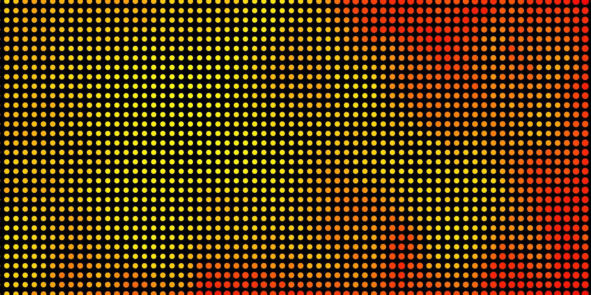 Light Orange vector backdrop with circles Illustration with set of shining colorful abstract spheres Design for your commercials
