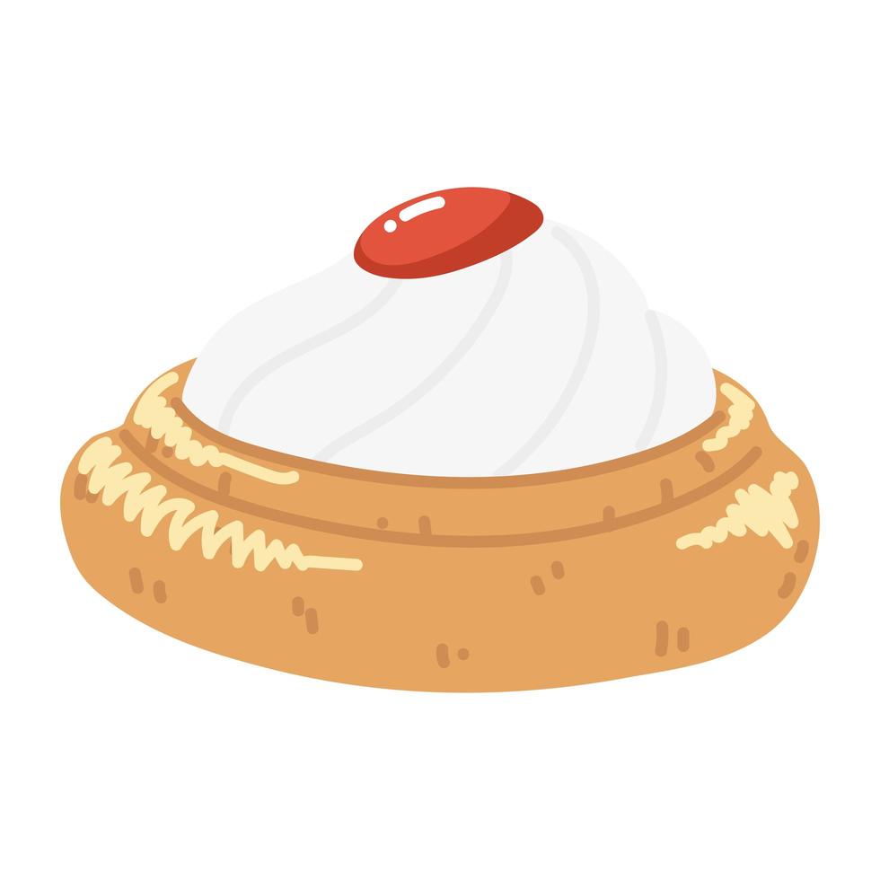 dessert baked food vector