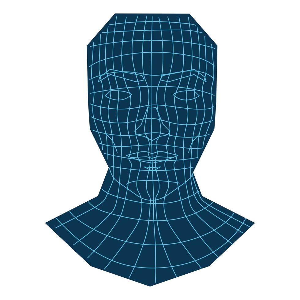 face recognition technology vector