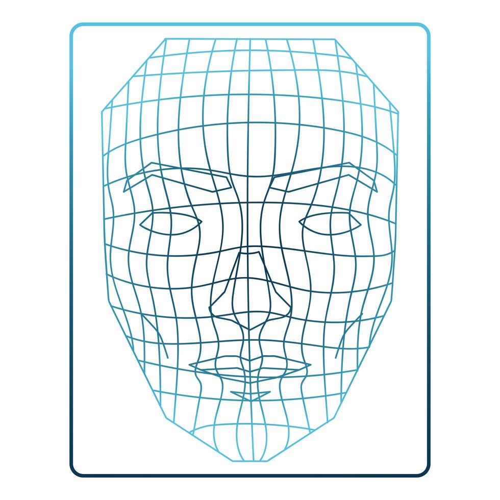 recognition human head vector