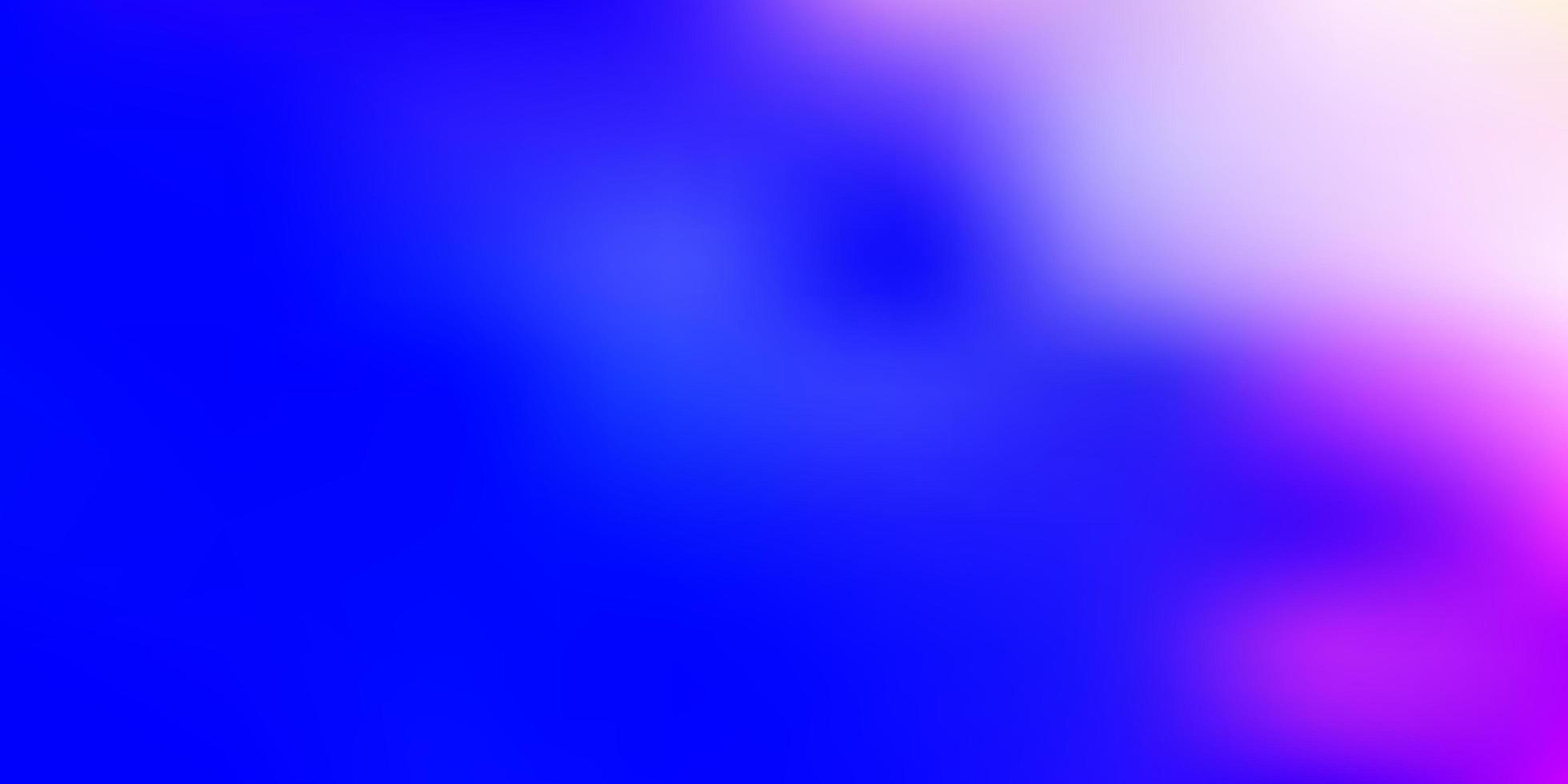 fondo de desenfoque de vector azul rosa claro