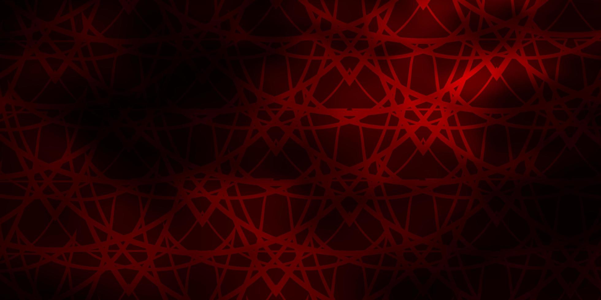 Dark Red vector pattern with lines triangles Modern gradient illustration with colorful triangles Pattern for booklets leaflets