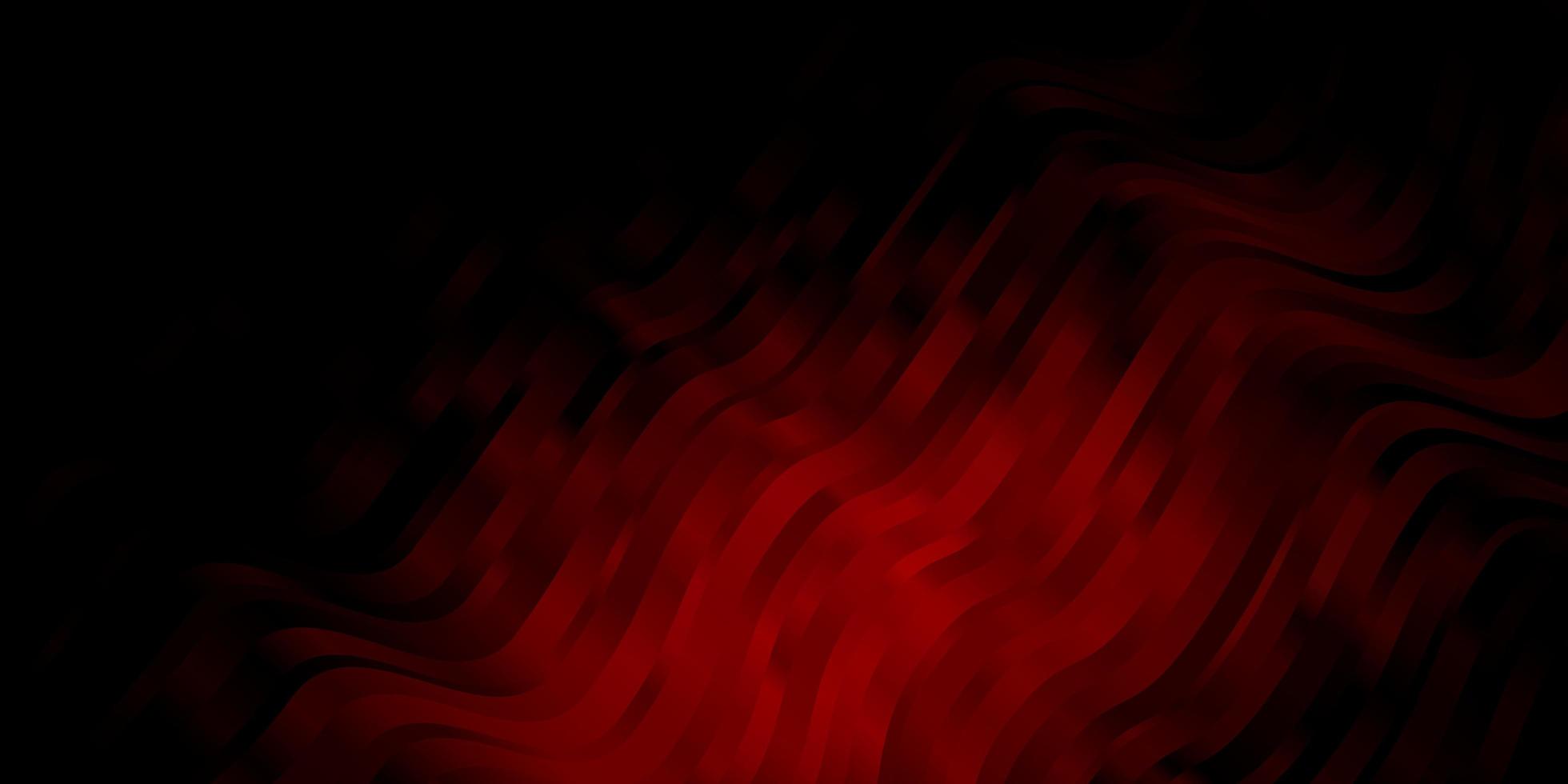 Dark Red vector pattern with curves Abstract gradient illustration with wry lines Best design for your ad poster banner