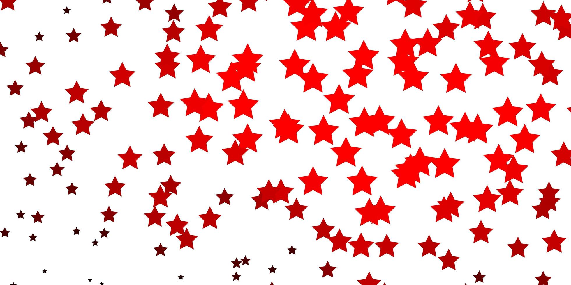 Diseño de vector rojo oscuro con estrellas brillantes que brillan ilustración colorida con diseño de estrellas pequeñas y grandes para la promoción de su negocio