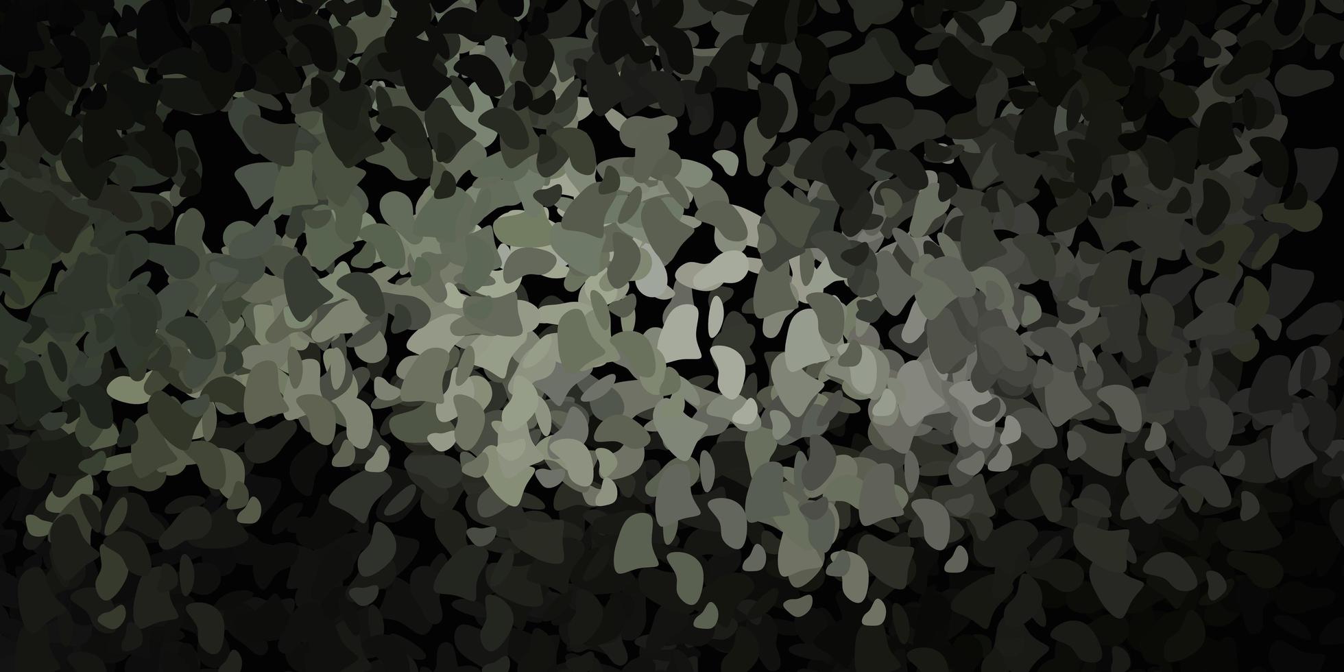 Light gray vector pattern with abstract shapes