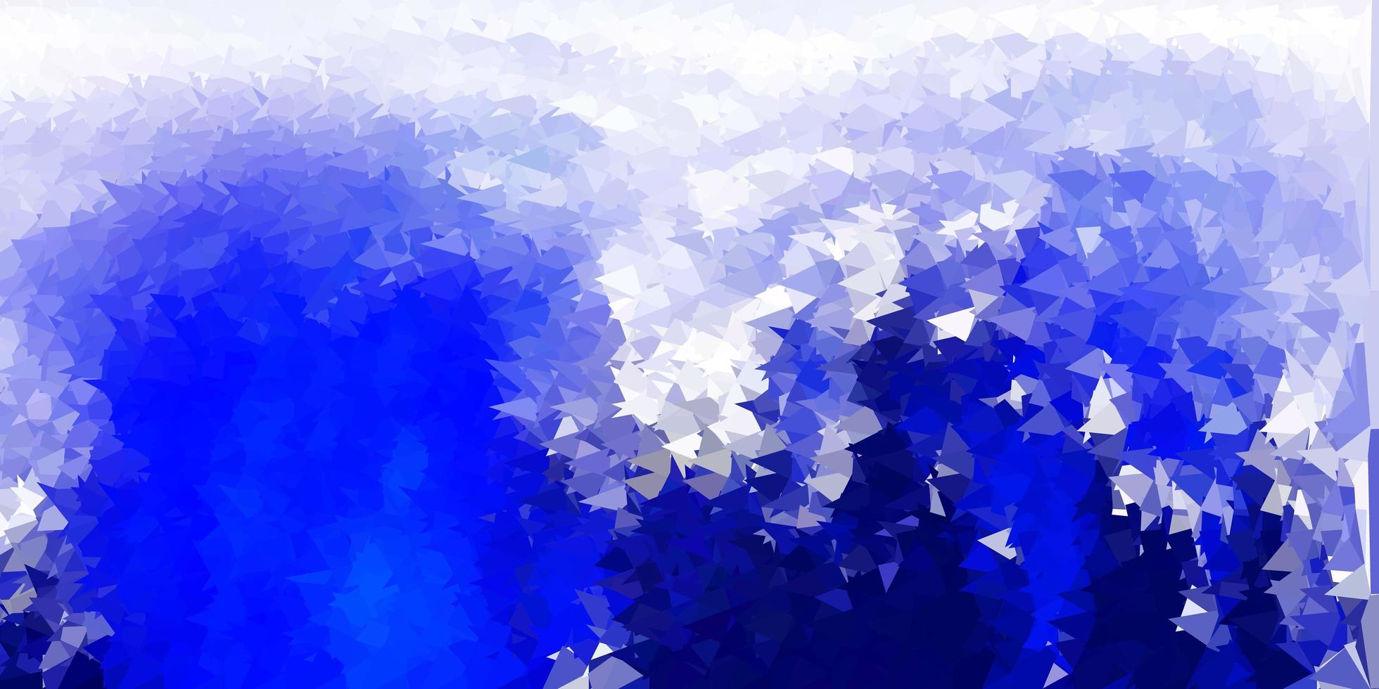Dark blue vector abstract triangle template