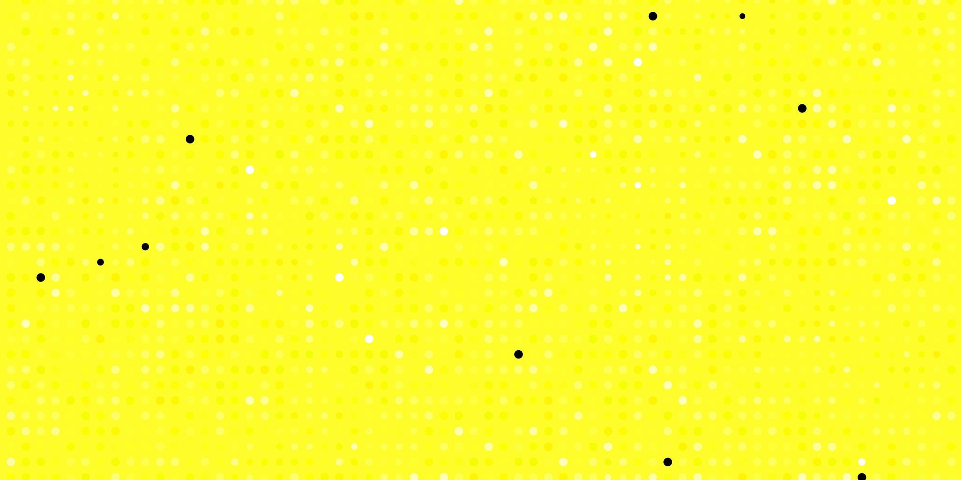 Light Yellow vector background with circles Abstract illustration with colorful spots in nature style Pattern for business ads