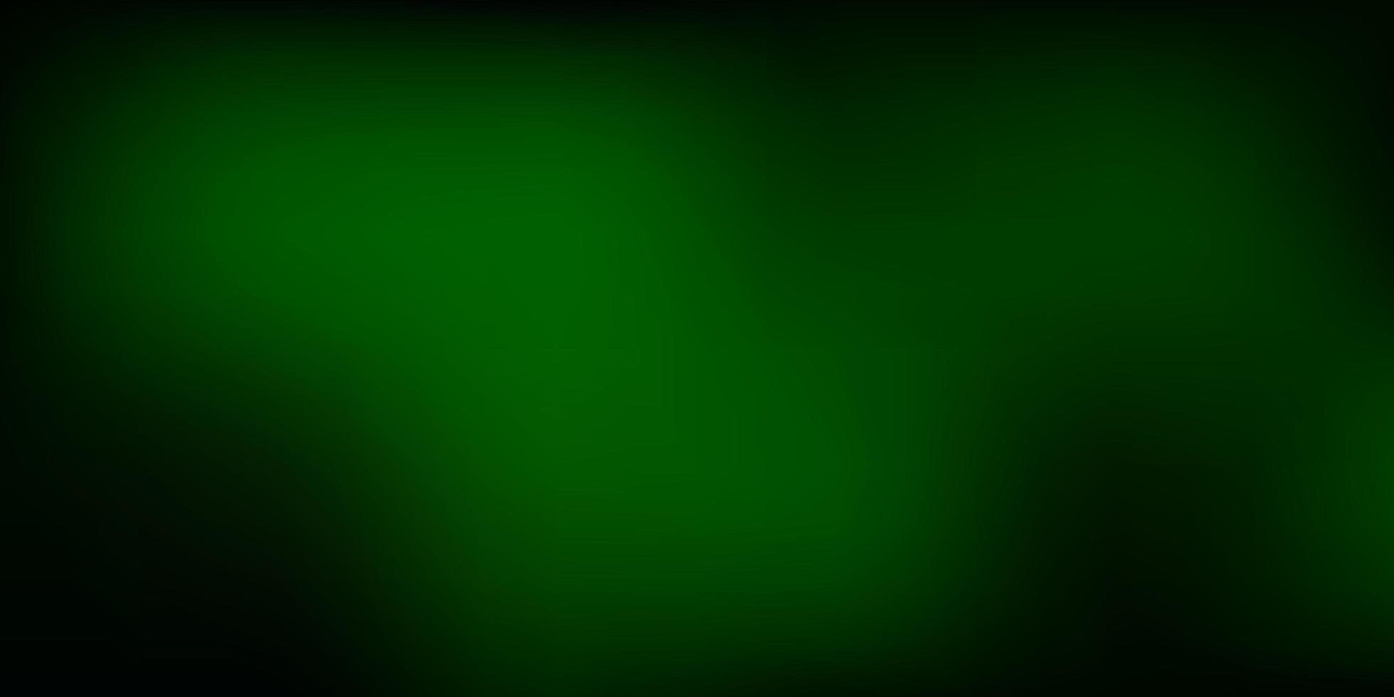 Dark Green vector abstract blur background