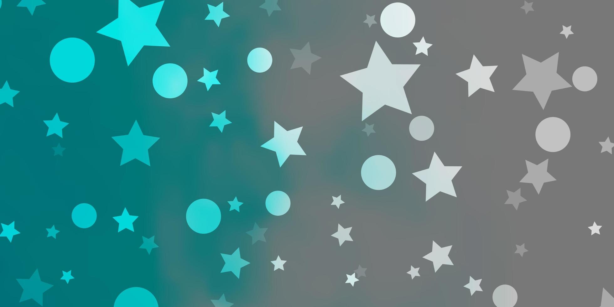 Light BLUE vector pattern with circles stars Illustration with set of colorful abstract spheres stars Texture for window blinds curtains