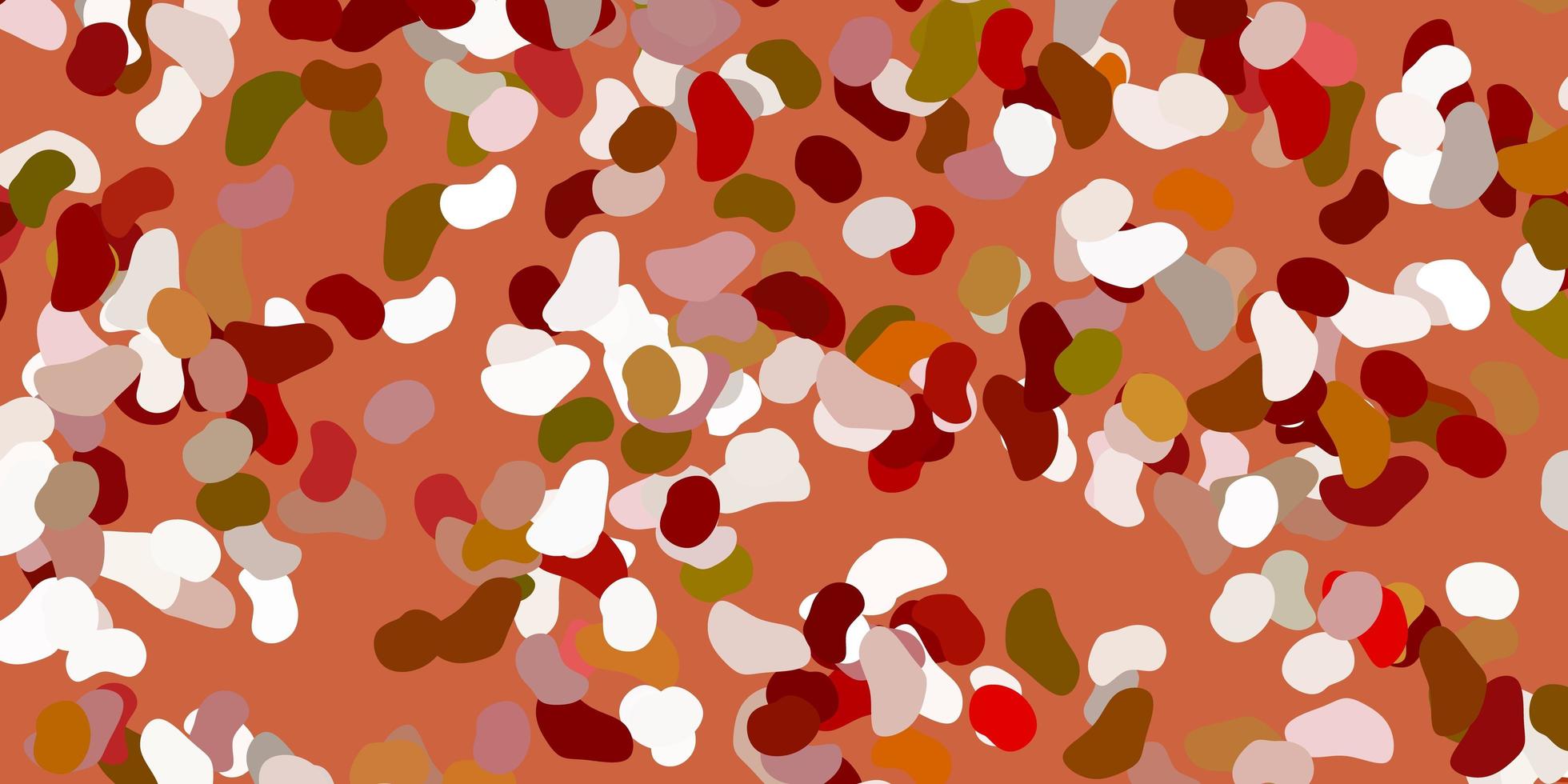 Light green yellow vector background with random forms