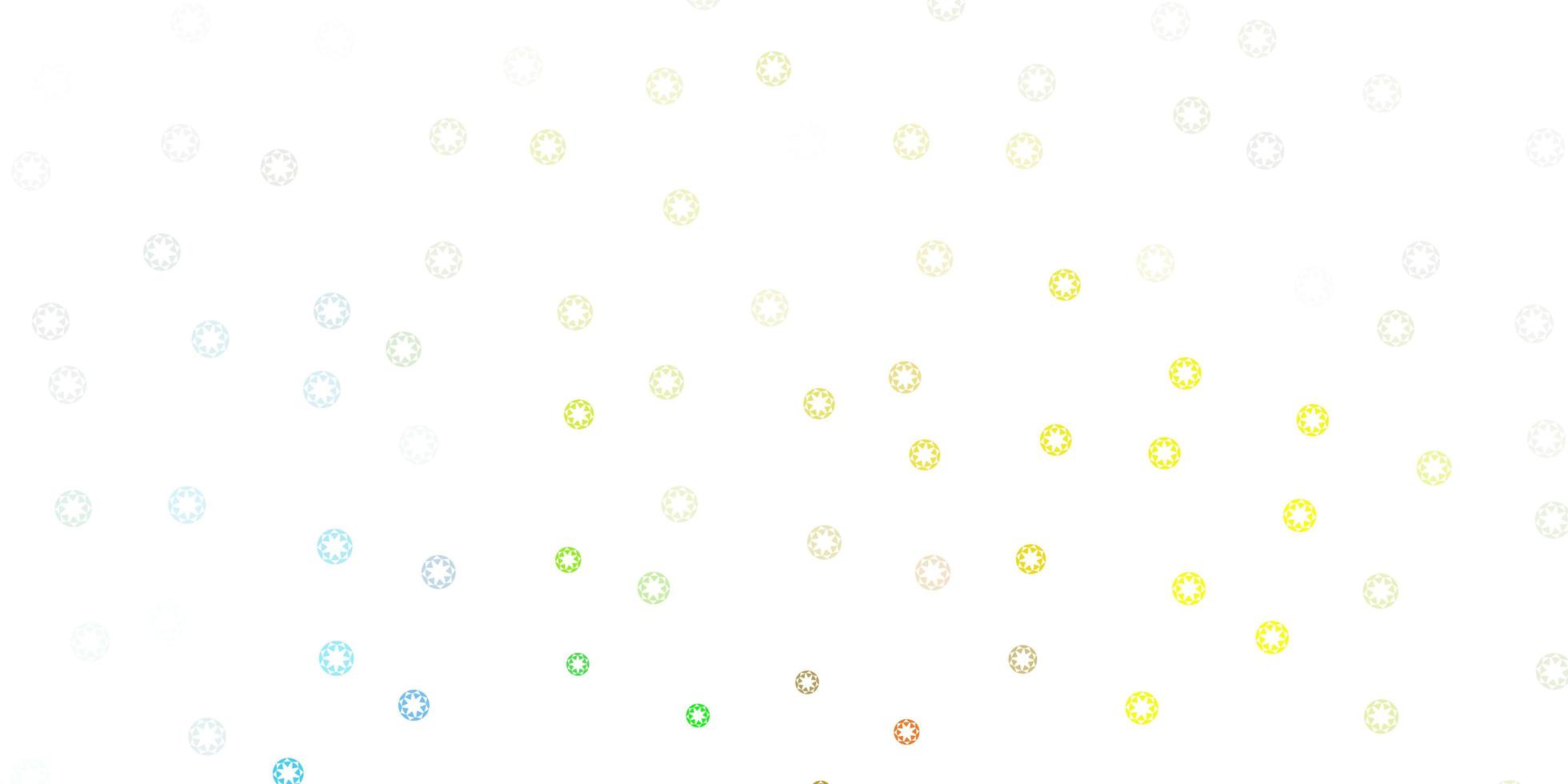 Light multicolor vector background with spots