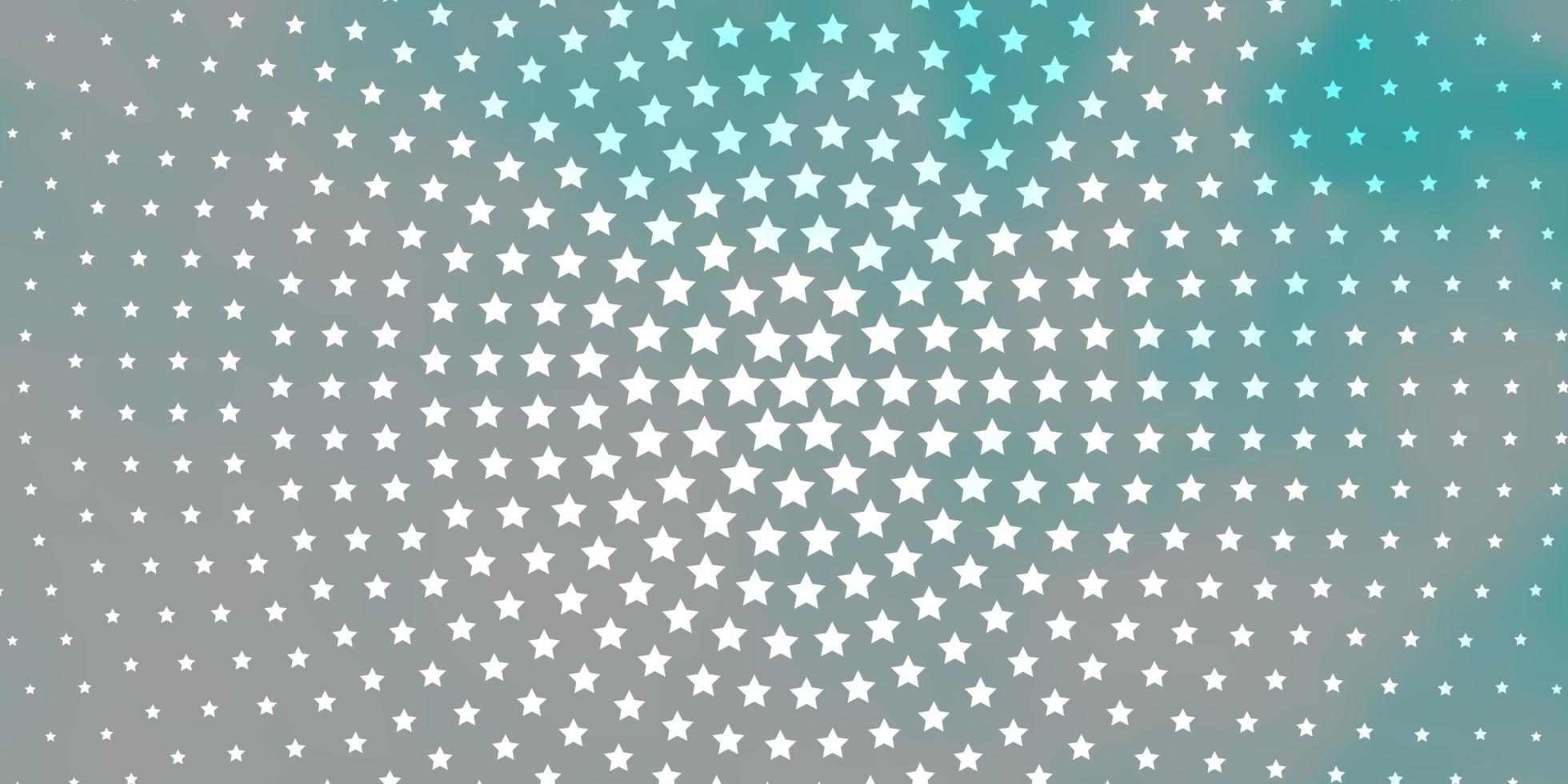Light BLUE vector pattern with abstract stars Blur decorative design in simple style with stars Pattern for new year ad booklets
