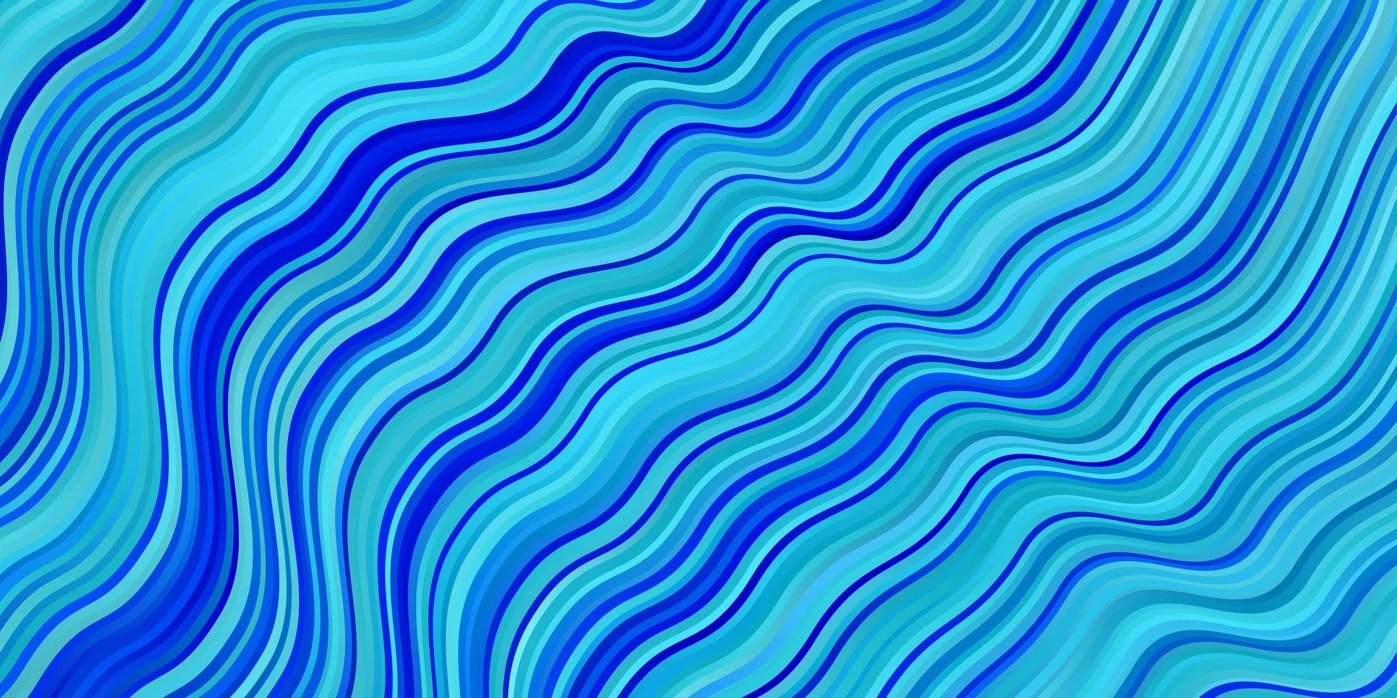 textura de vector azul claro con ilustración de líneas torcidas en estilo de semitono con curvas de degradado mejor diseño para sus carteles, pancartas
