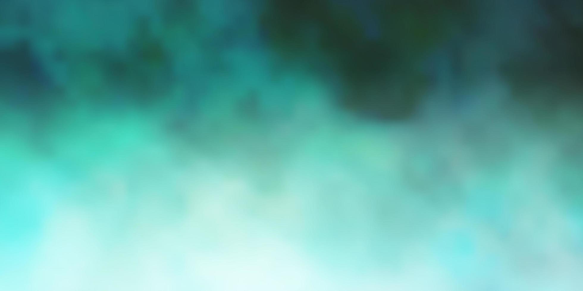 textura de vector verde azul claro con ilustración de cielo nublado en estilo abstracto con plantilla de nubes de degradado para sitios web