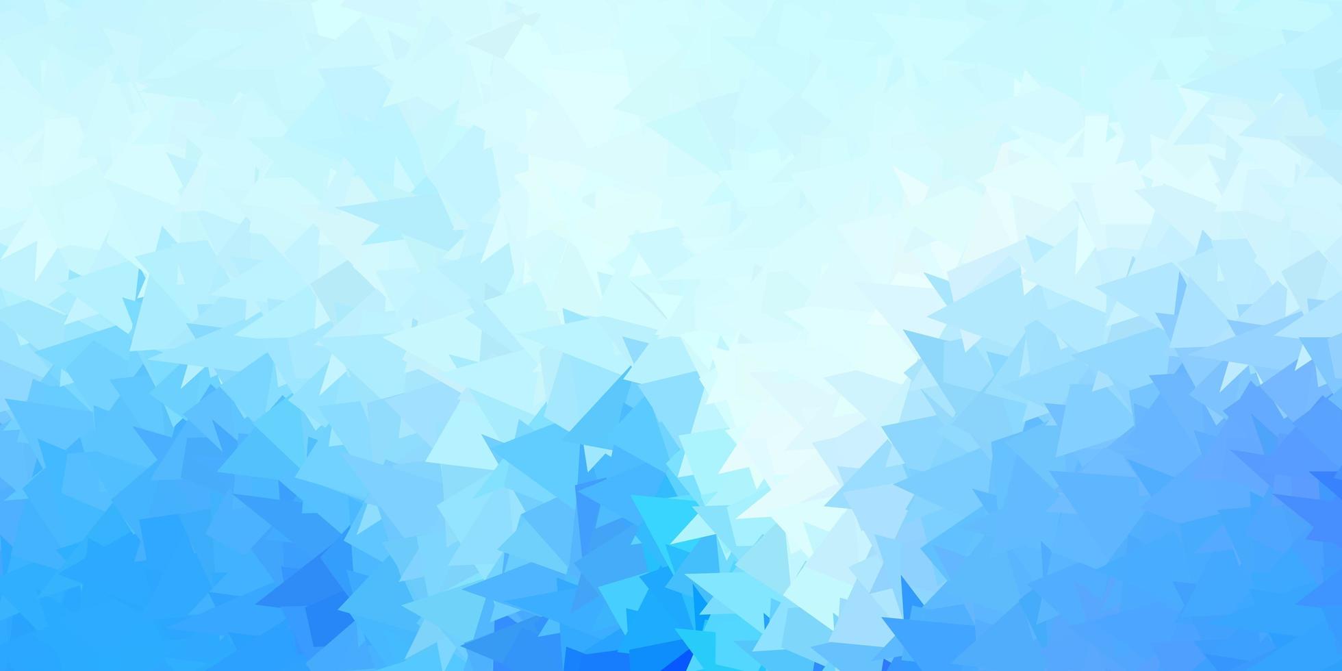 Light pink blue vector abstract triangle texture