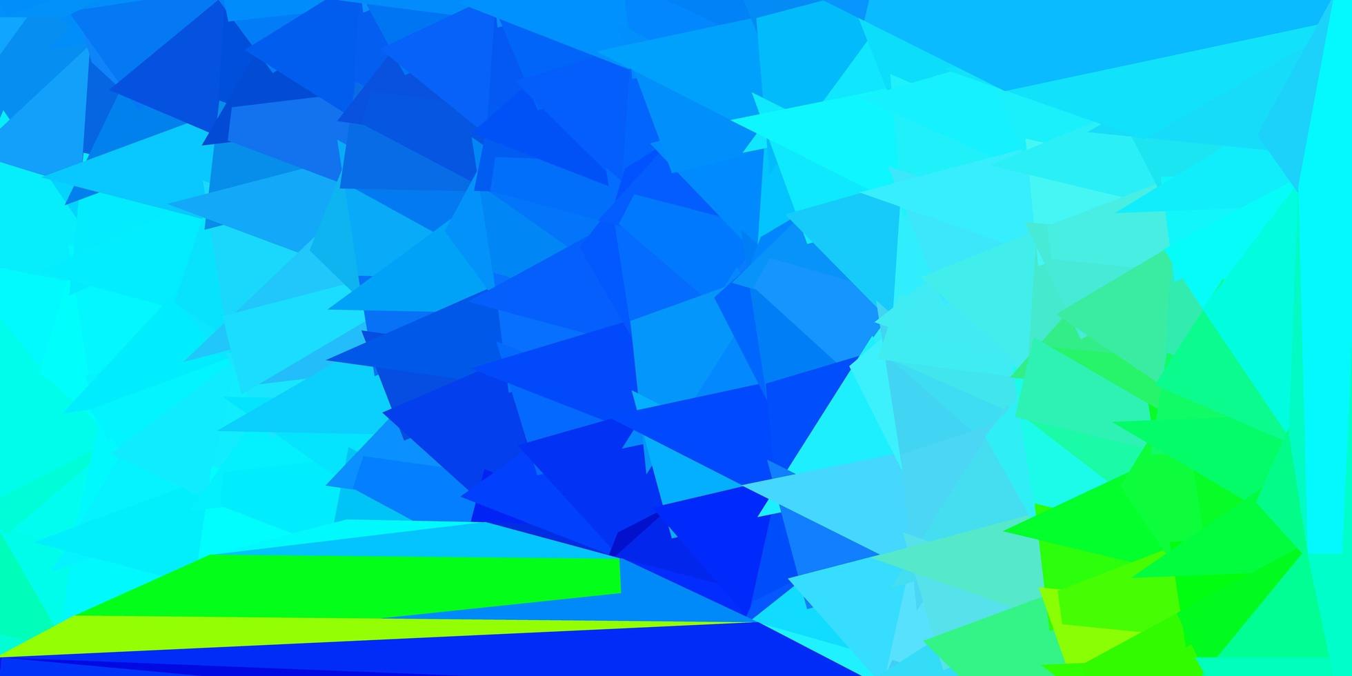 Dark blue green vector abstract triangle pattern
