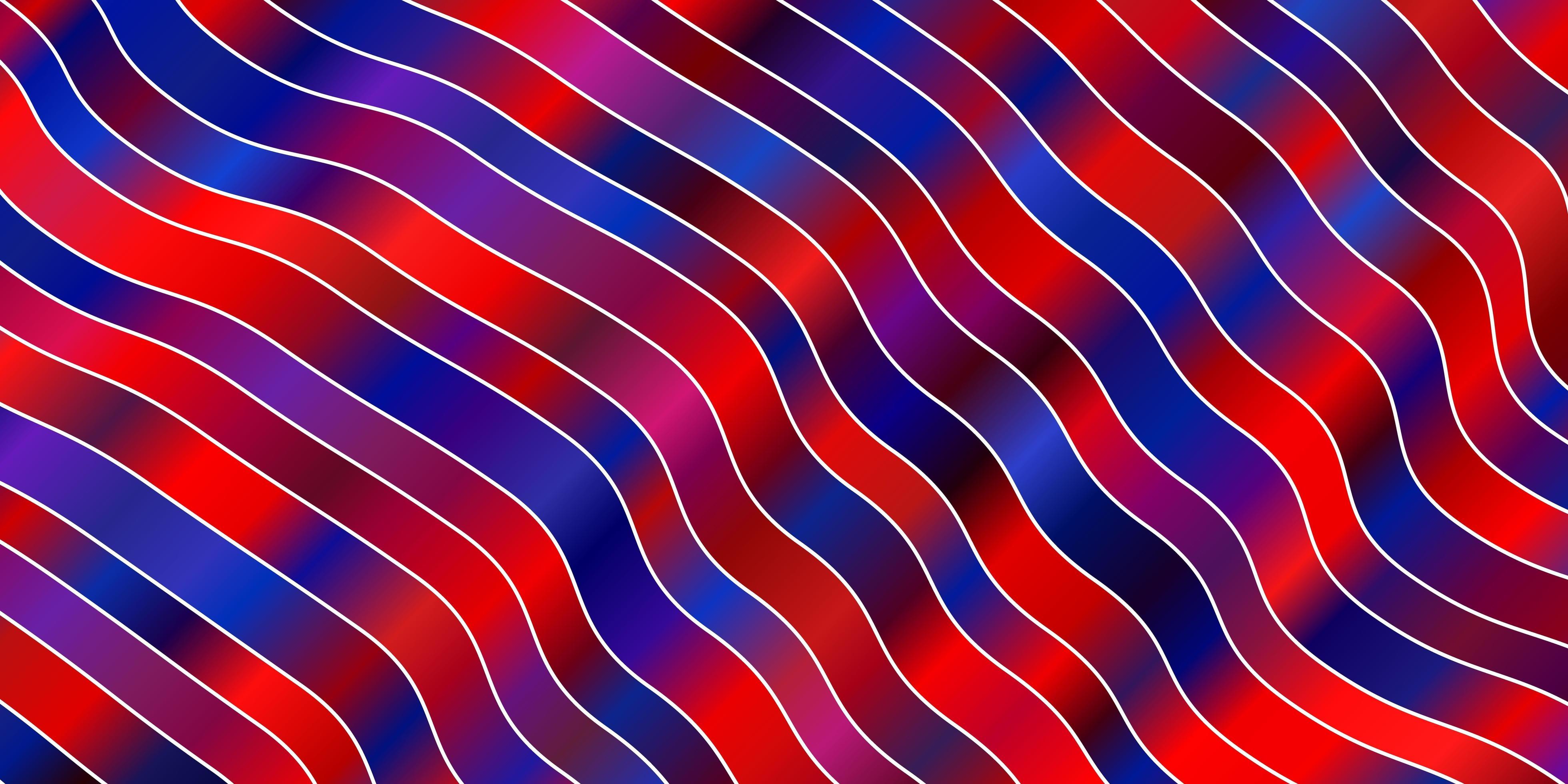 Light Blue Red vector background with bows Bright illustration with