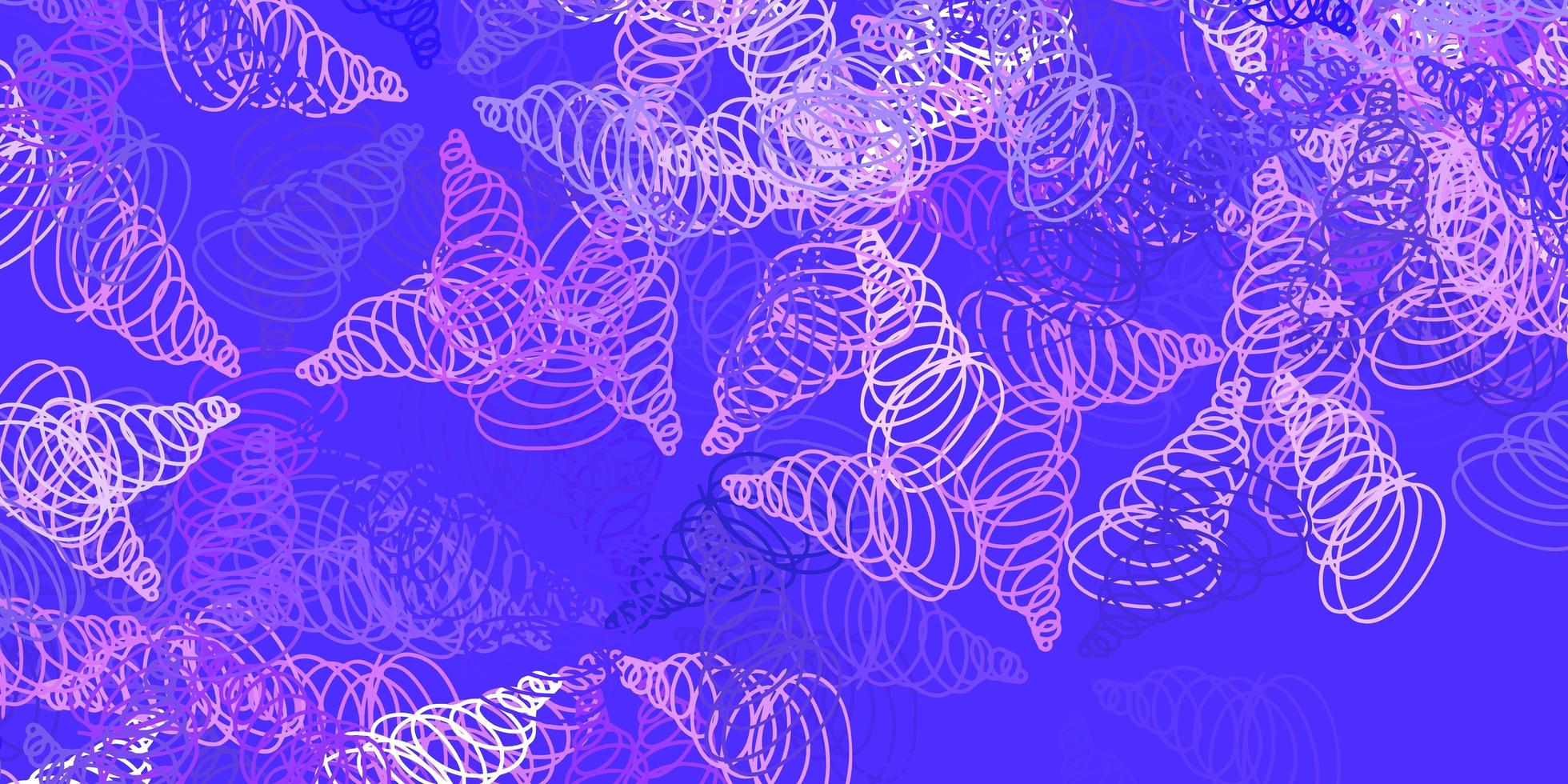 Light purple vector texture with wry lines