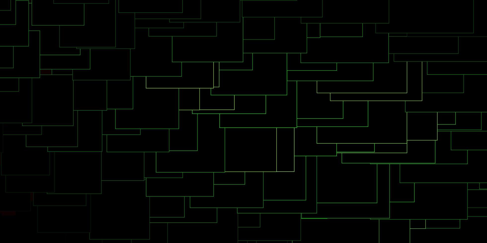 Dark Green vector template with rectangles New abstract illustration with rectangular shapes Best design for your ad poster banner