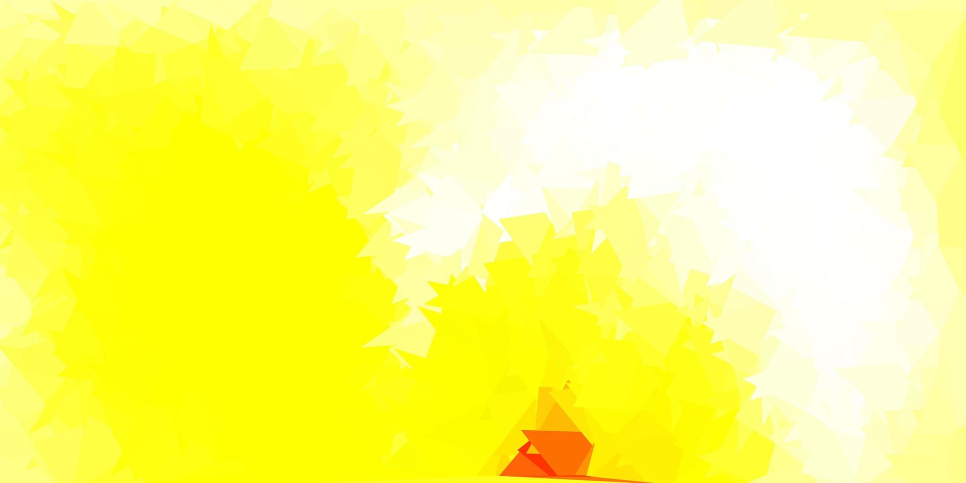 Dark yellow vector gradient polygon design