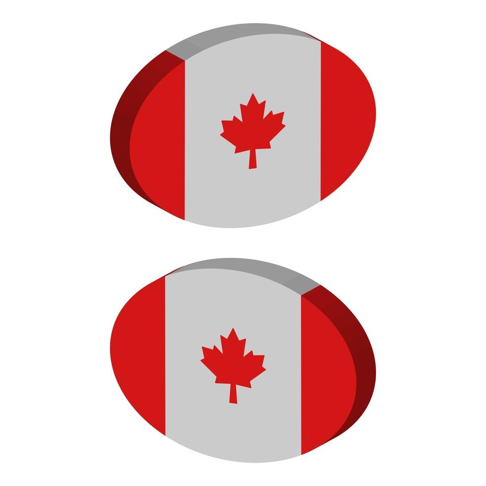 Canada Flag Illustrated In Vector