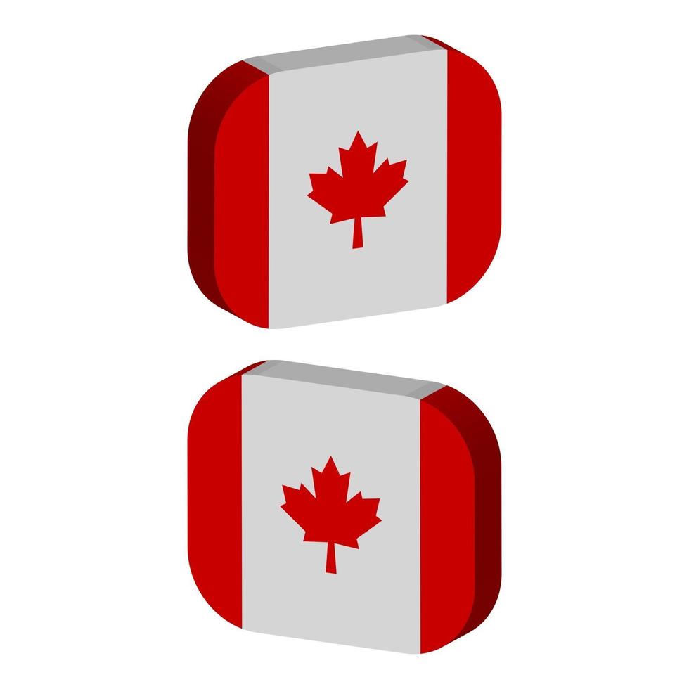 Canada Flag Illustrated In Vector