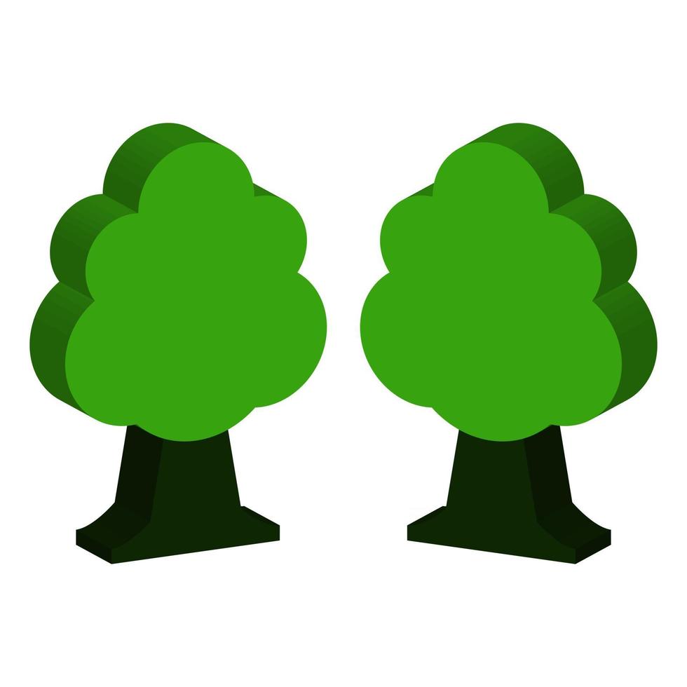 Tree Illustrated In Vector