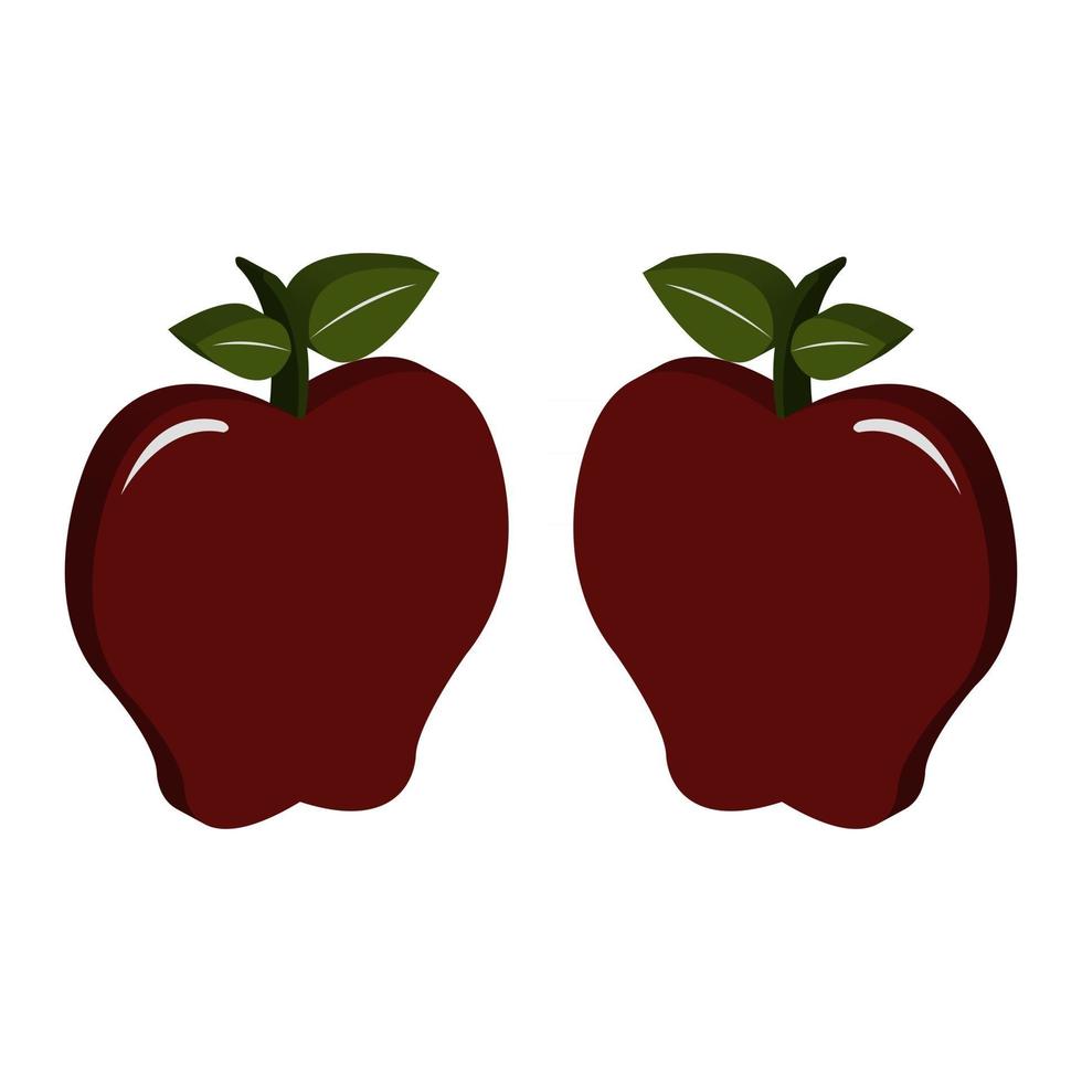 Apple Illustrated In Vector