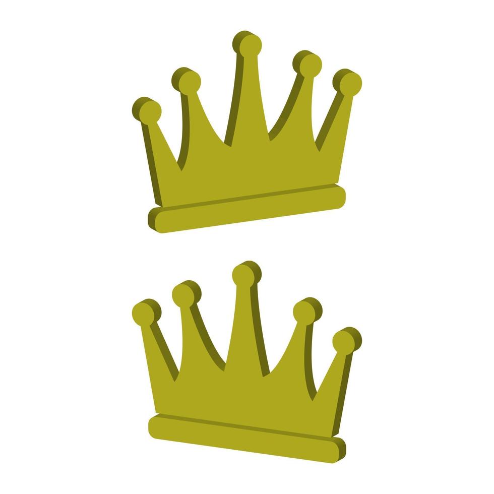 Crown Illustrated In Vector