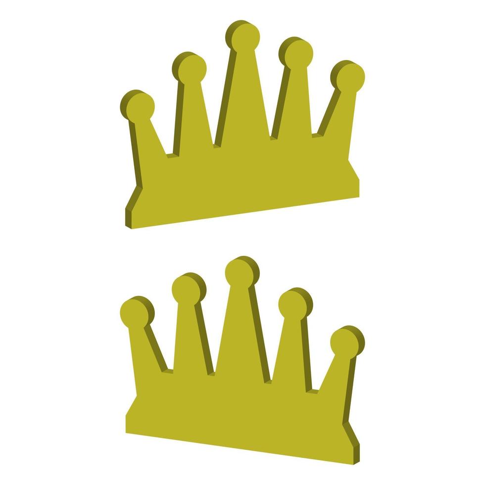 Crown Illustrated In Vector
