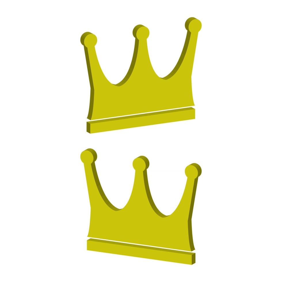 Crown Illustrated In Vector