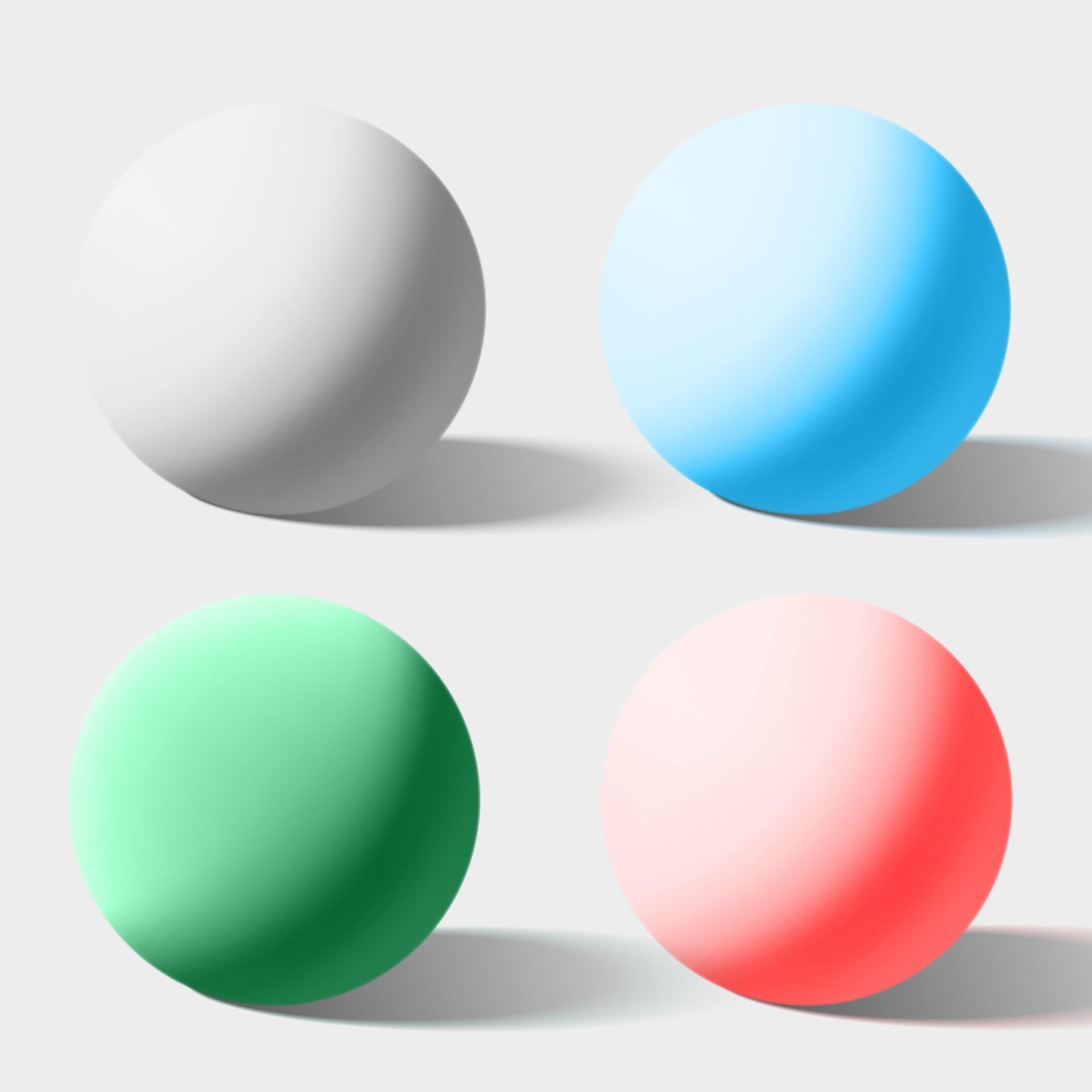 Color realistic spheres isolated on white Vector illustration 2627941