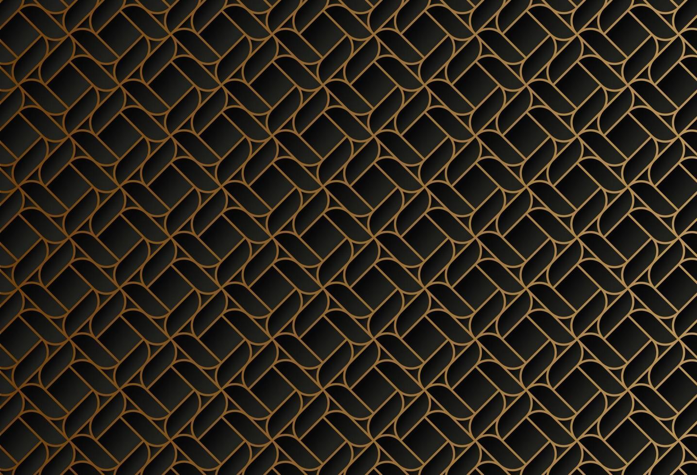 dark gold line geometric pattern vector
