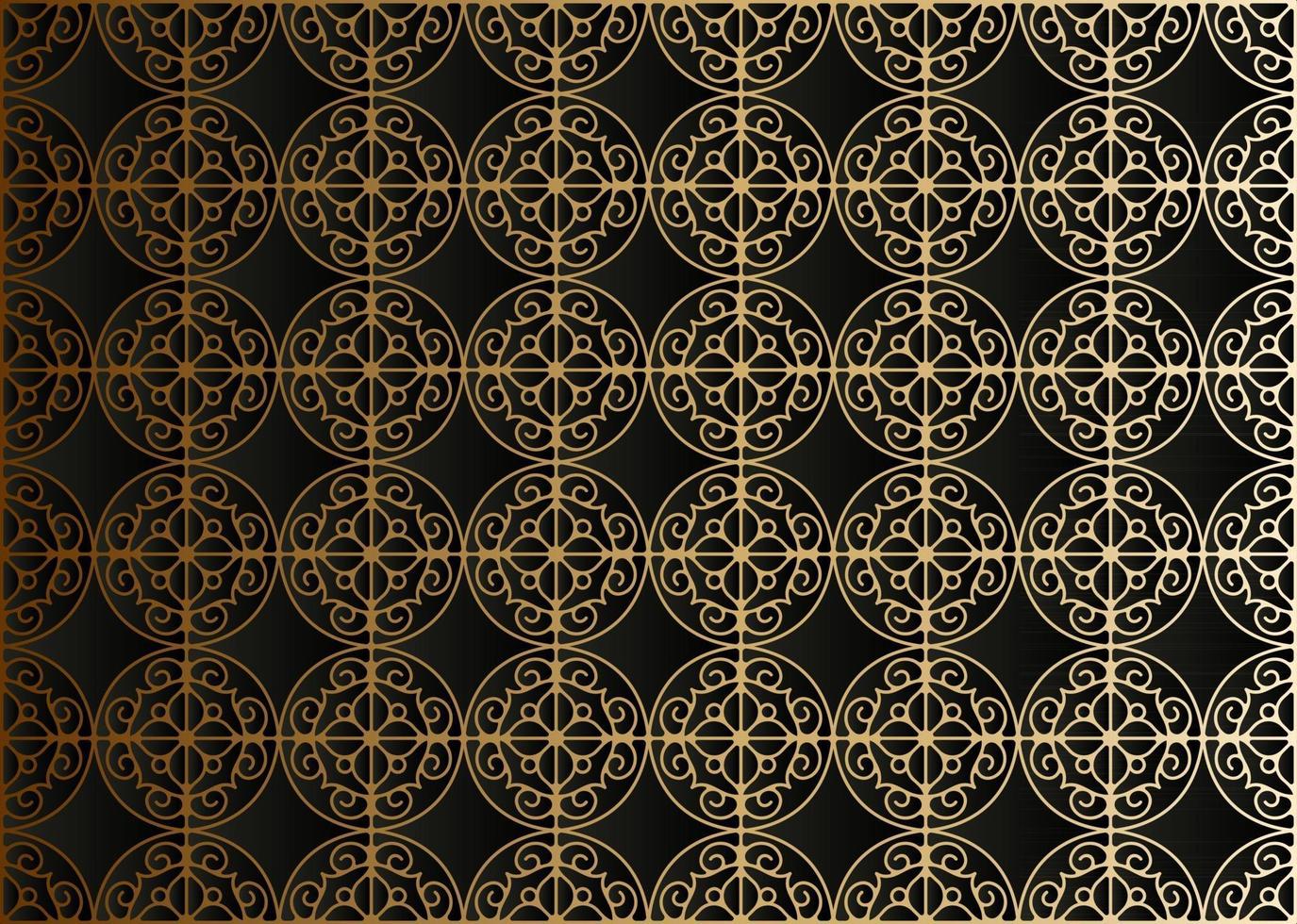 dark gold line geometric pattern vector