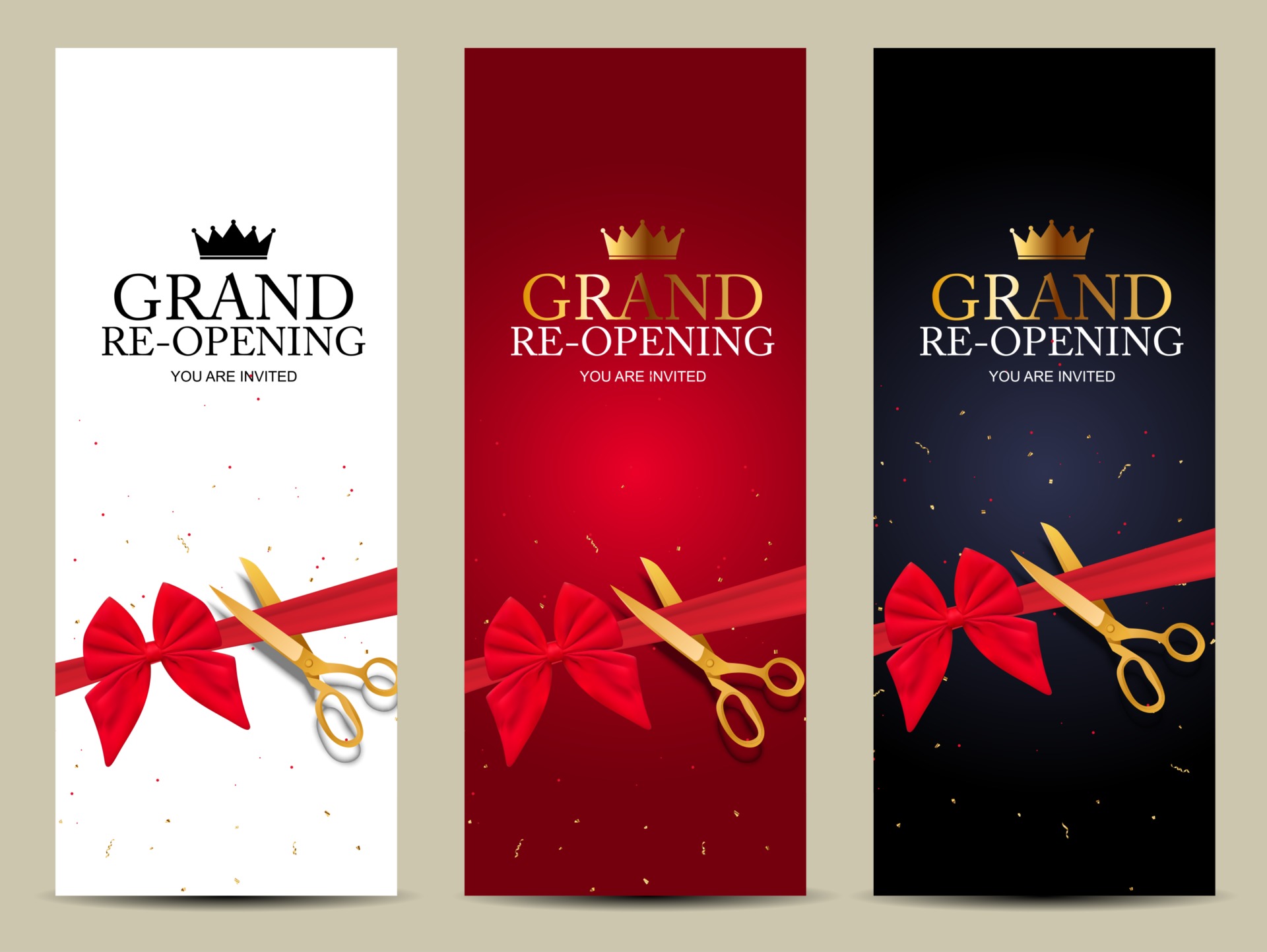 Grand Opening Poster Vector Art, Icons, and Graphics for Free Download
