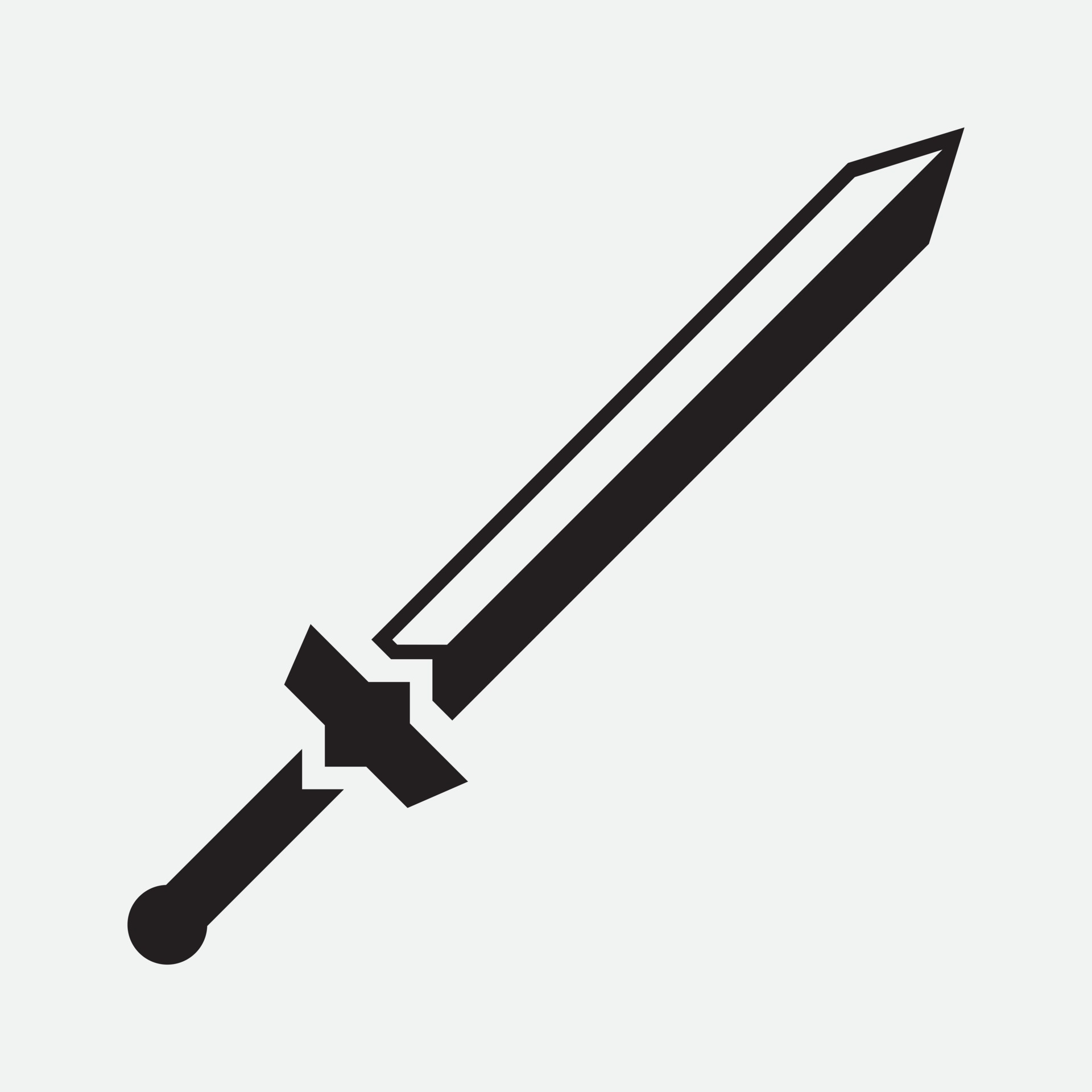 An old weapon on a white background. Crossed swords. Vector illustration of  a cartoon style, Stock vector