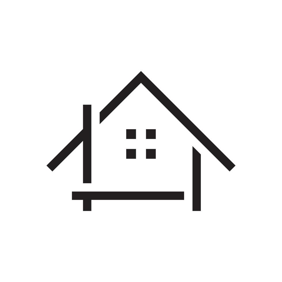 Home building logo and symbol vector