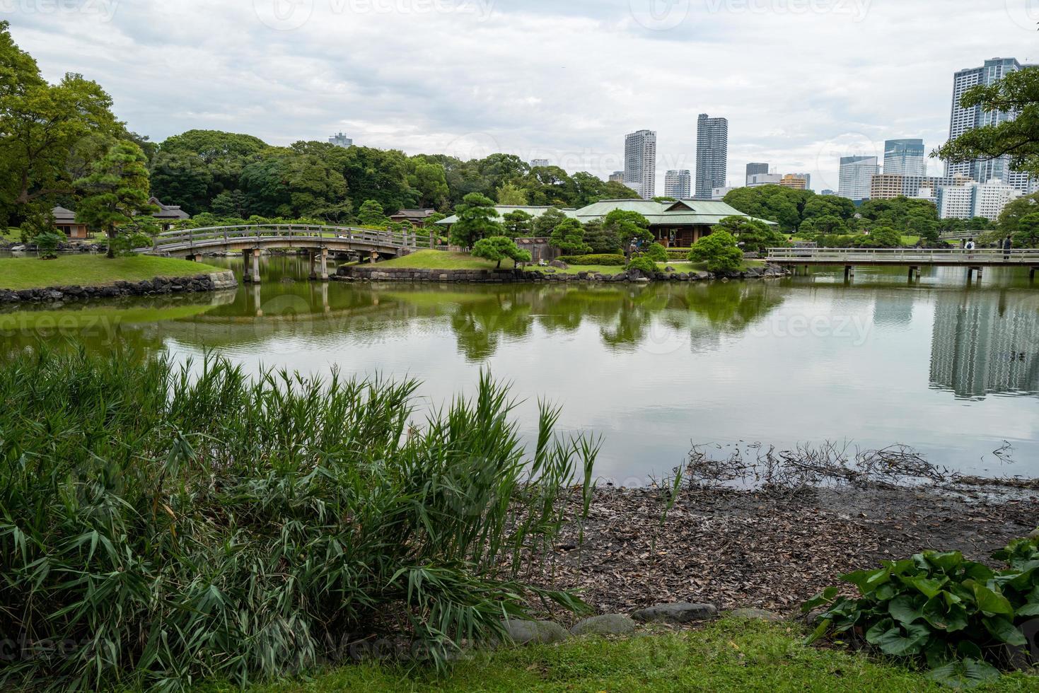 parque hamarikyu en tokio foto