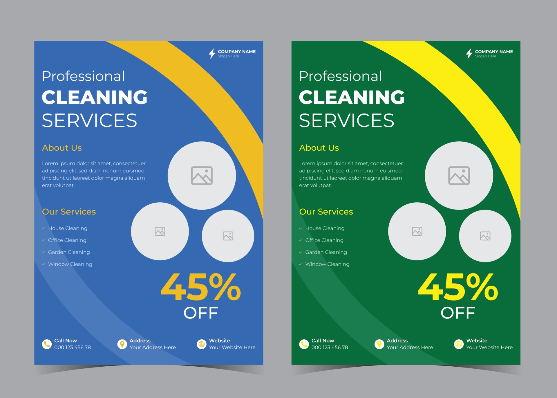 Cleaning Service flyer template. Cleaning service promotional With Commercial Cleaning Flyer Templates
