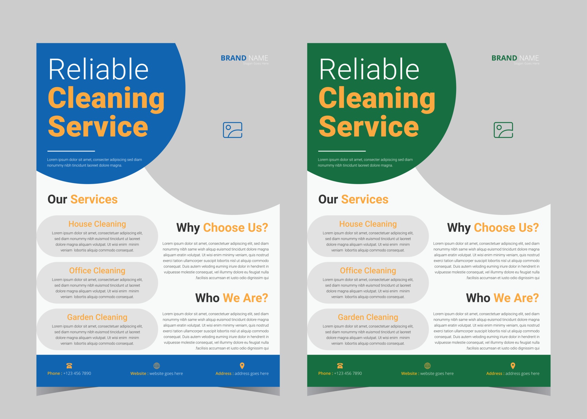 Cleaning Service flyer template. Cleaning service promotional poster