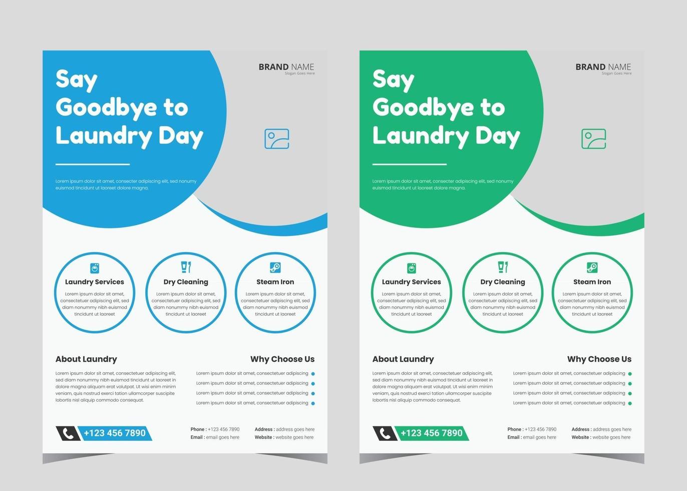 Laundry service flyer template. Creative laundry service poster Regarding Ironing Service Flyer Template