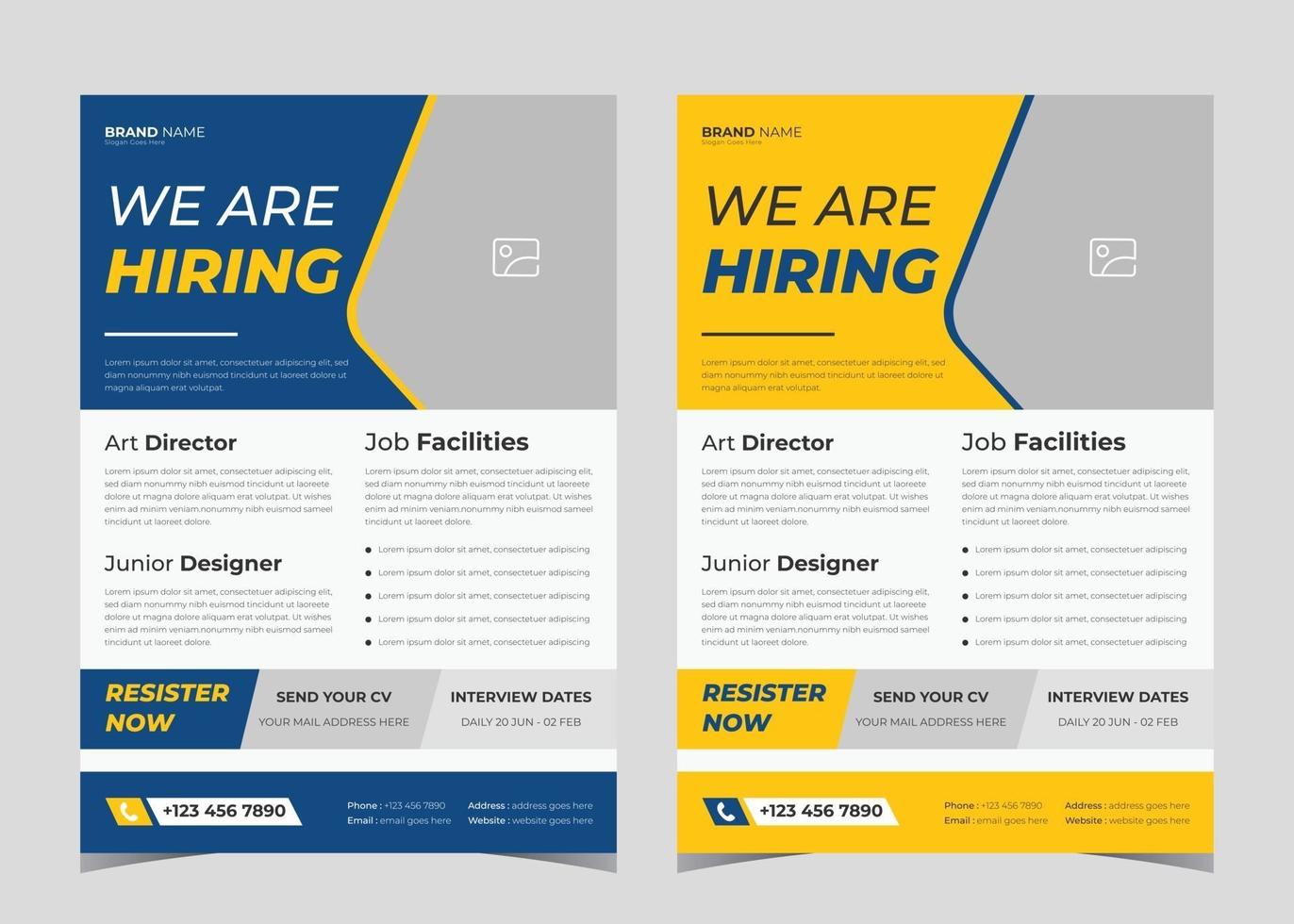 We Are Hiring Flyer Design We Are Hiring Poster Template Job Vacancy Leaflet Flyer Template Design 2629072 Vector Art At Vecteezy