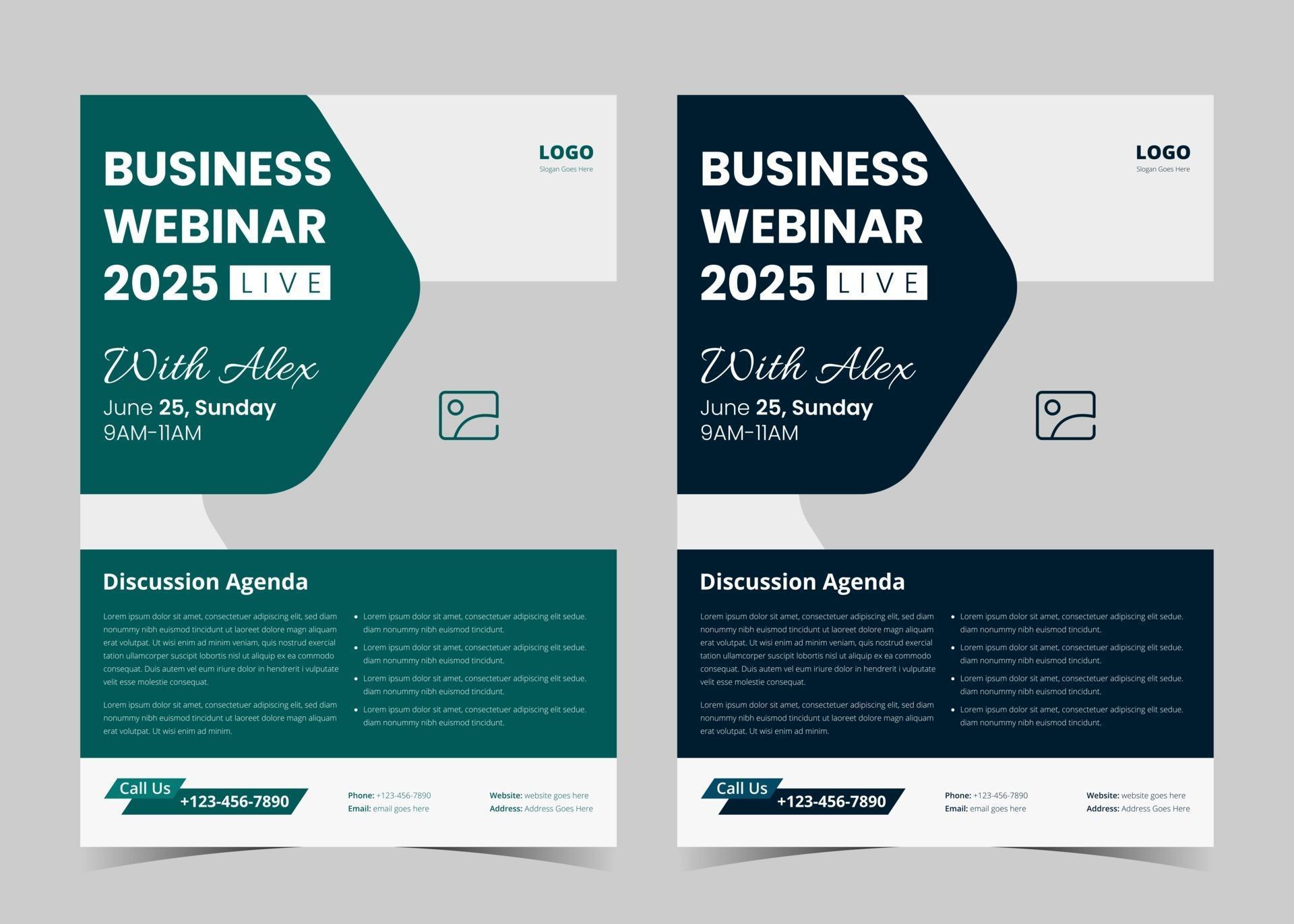 Webinar flyer template. Webinar flyer template examples. Conference