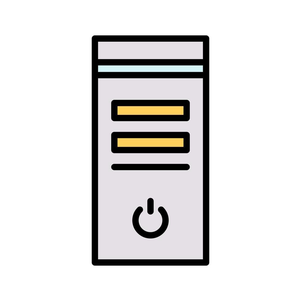 CPU Tower Icon vector