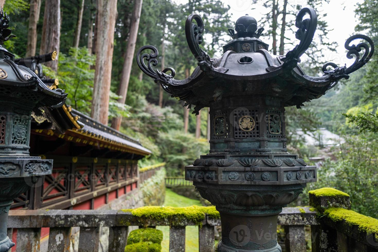 el área del santuario nikko en japón foto