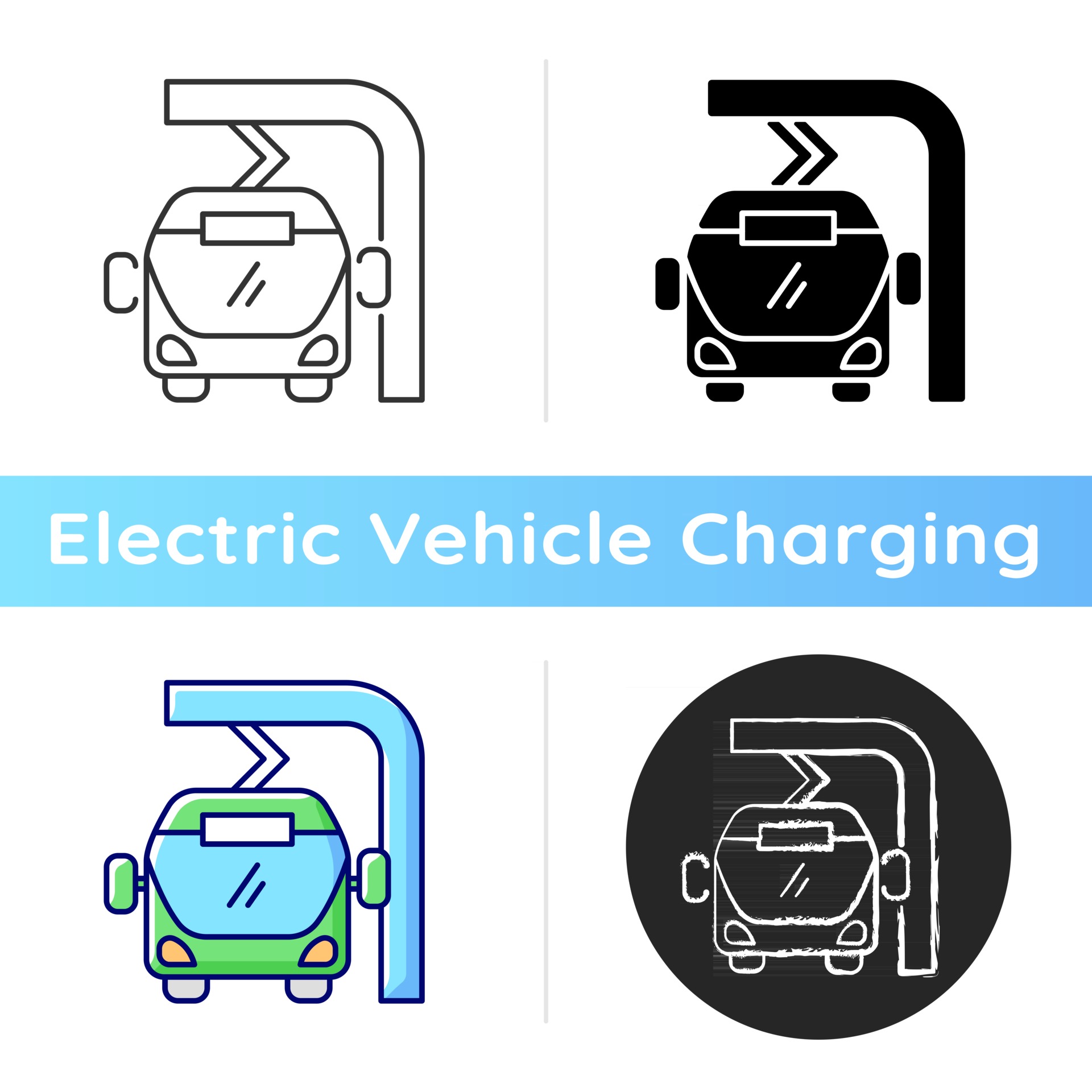 Vector sales ev charging