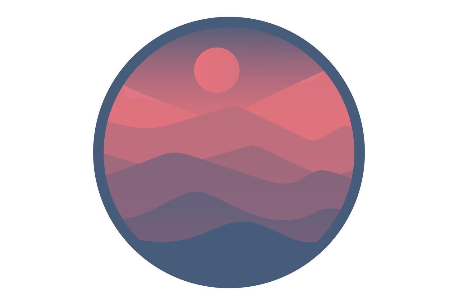 T-Shirt the himalayas mountains in the afternoon are blue red vector