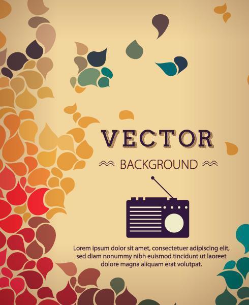 Vector background template design