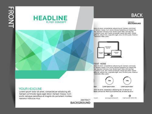 diseño de plantilla de flayer de negocios vector