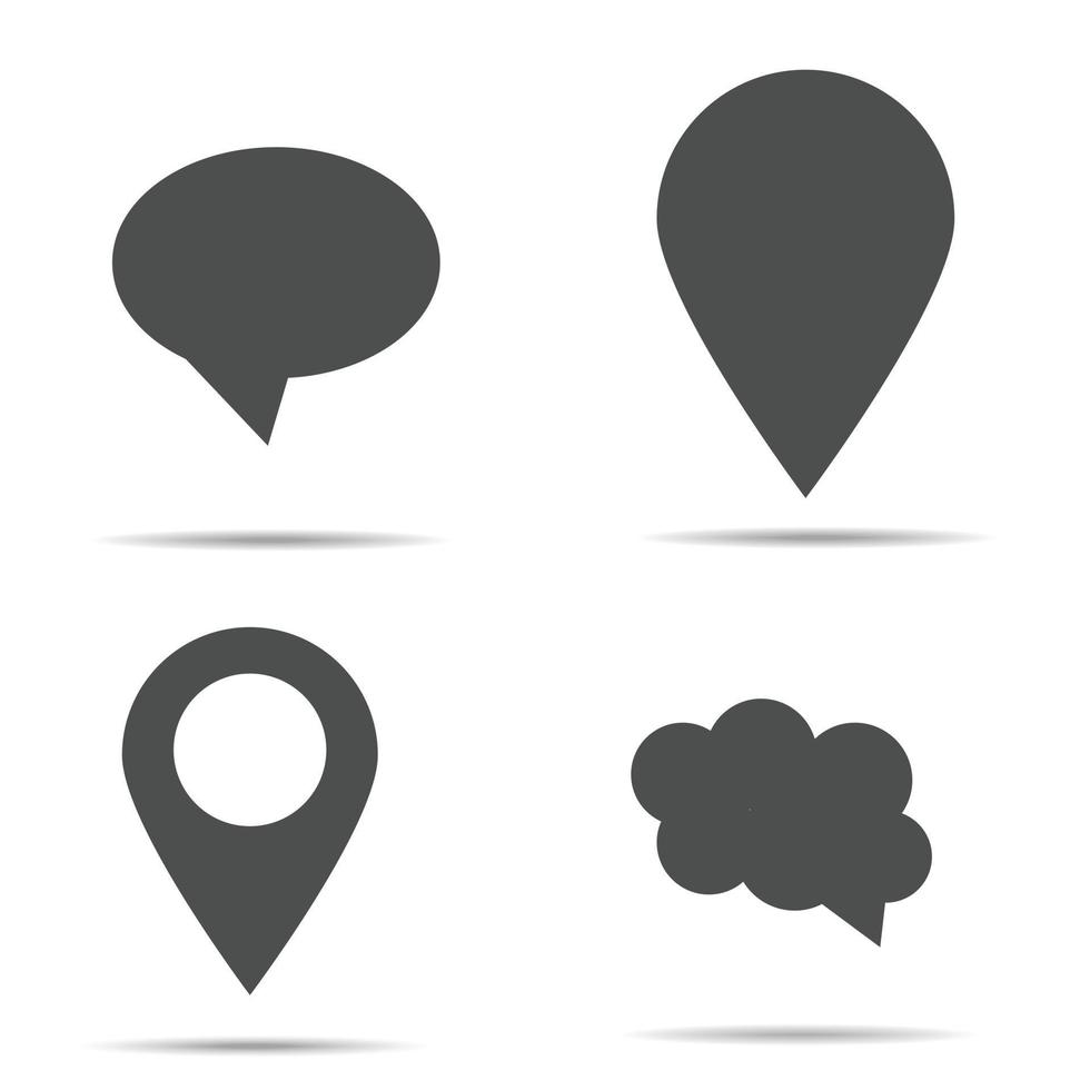 Flat design style. Set of icon. vector